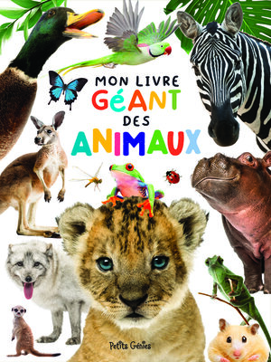 cover image of Mon livre géant des animaux